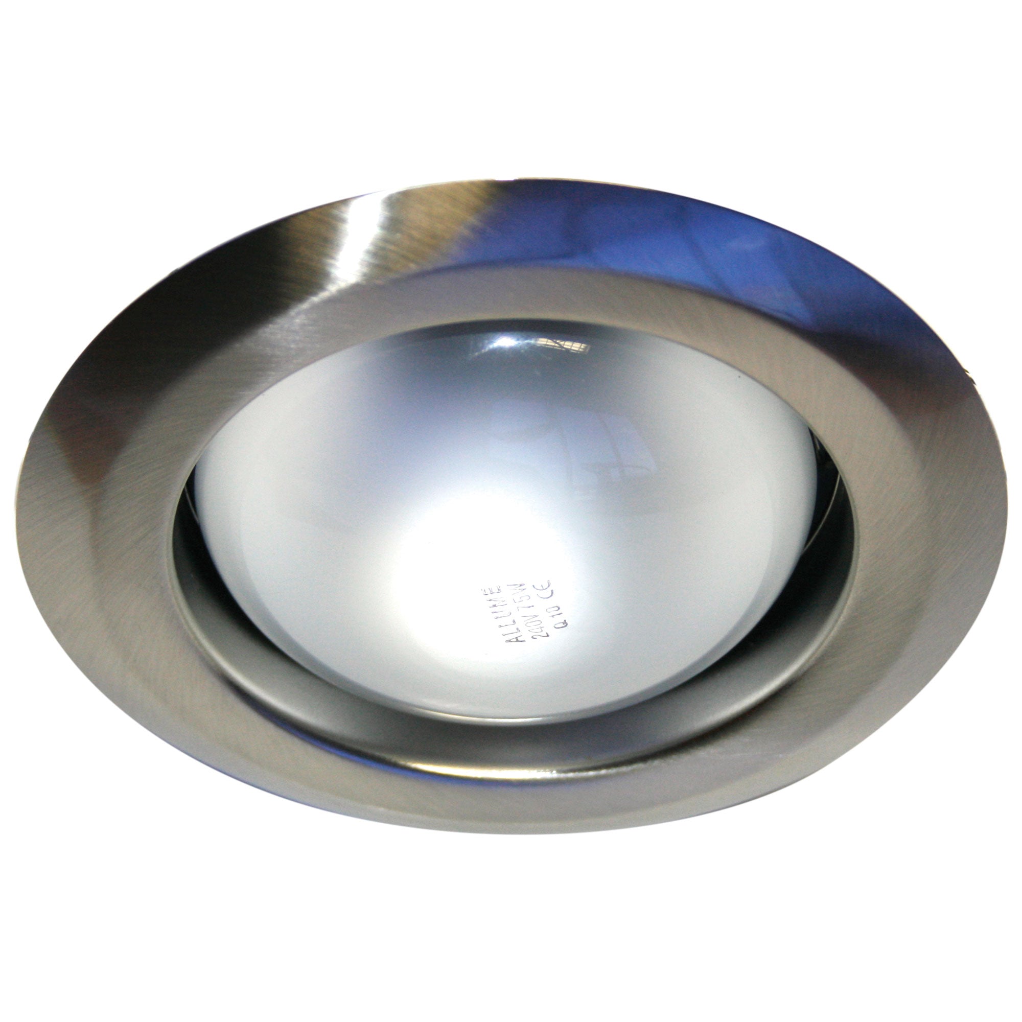 Project R80 Downlight Brushed Chrome 240V Recessed
