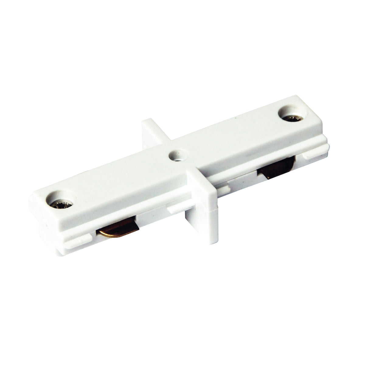 White Inline Track Joiner