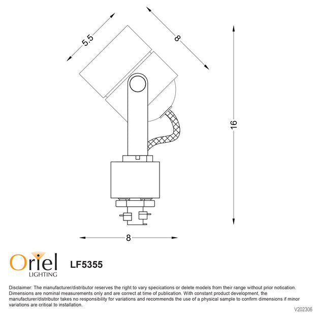 Zero Black GU10 Single Circuit Track Head