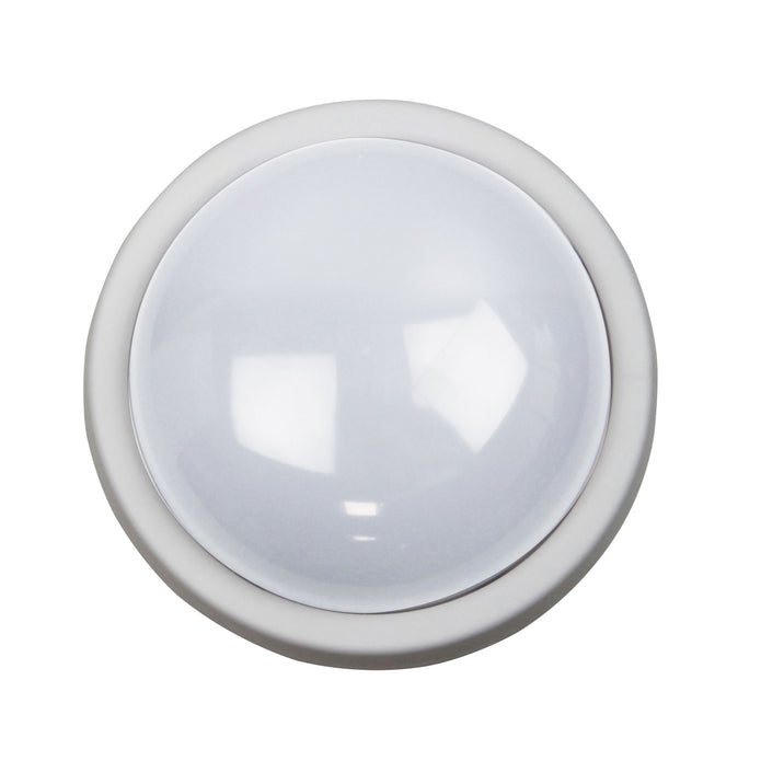 Ossen White 8W LED IP54 Double Insulated Bunker