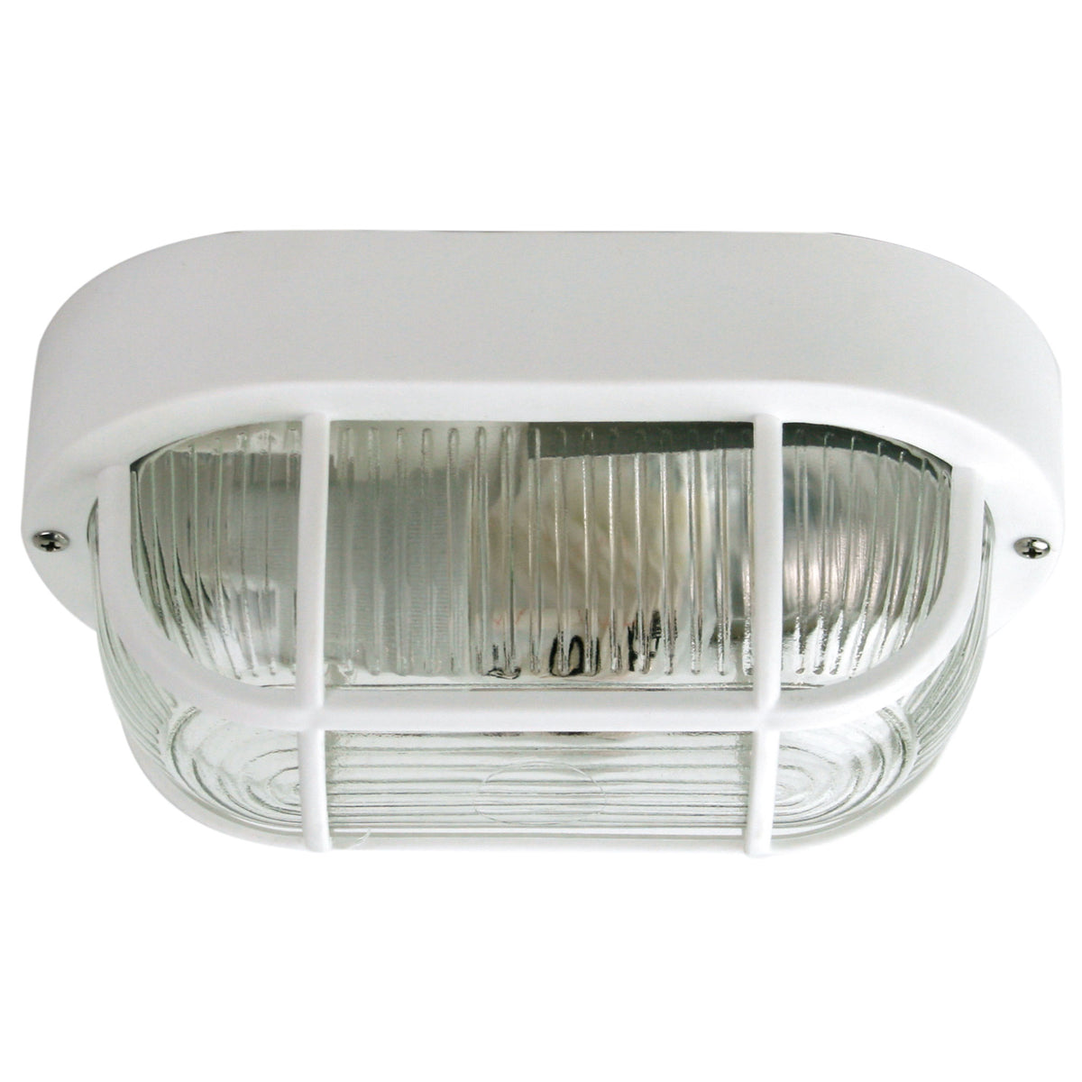 Osmo White E27 IP44 Outdoor Bunker Acrylic And Glass