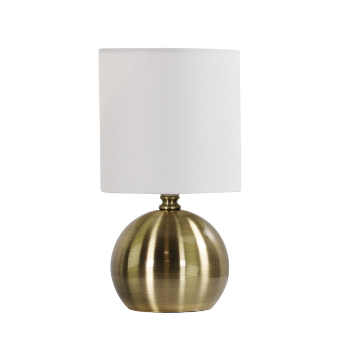 Lotti On / Off Touch Lamp In Antique Brass Finish