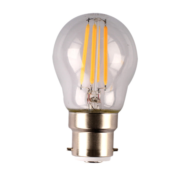 LED Fancy Round Lamp 4W E14 DL Clear Dimmable