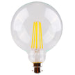 Spherical Dimmable LG125 - LED G125 Lamp 8W E27 DL Clear Dimmable