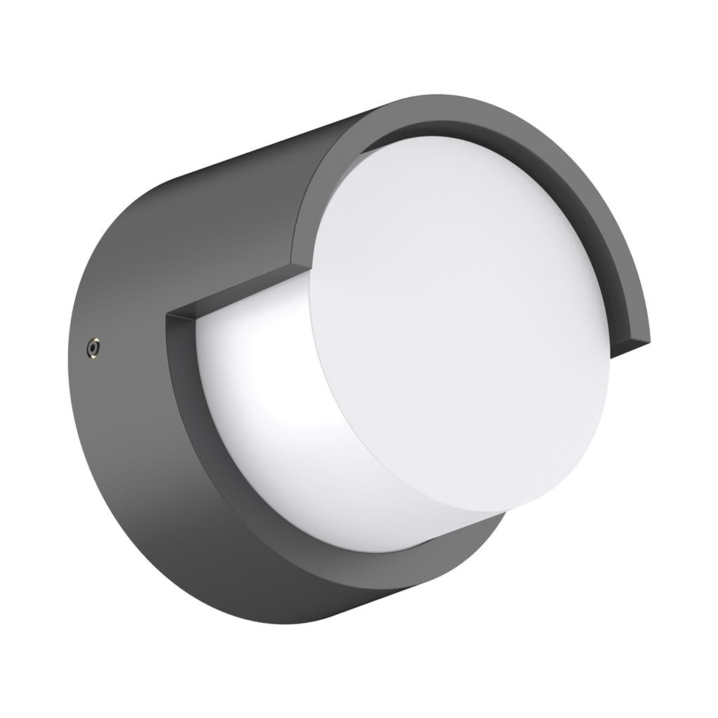 livi 5 round 5w 240v ip65 down exterior wall light livi 5