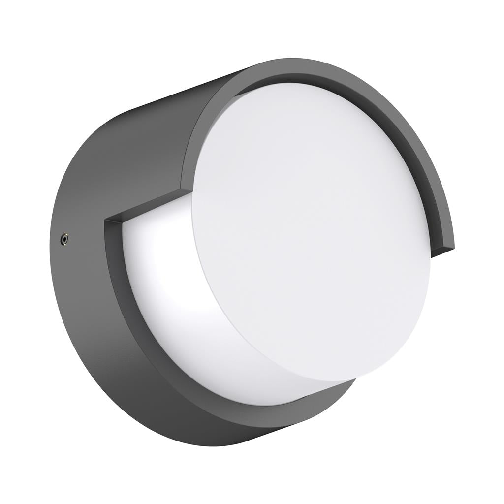 livi 8 round 8w 240v ip65 down exterior wall light livi 8