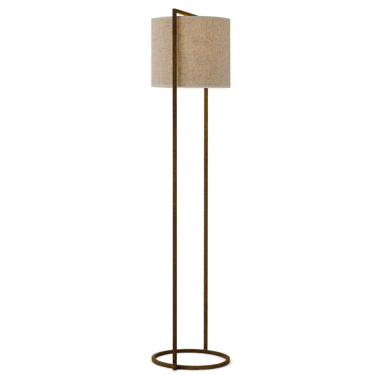 Loftus Floor Lamp in Rusty with Sand Shade