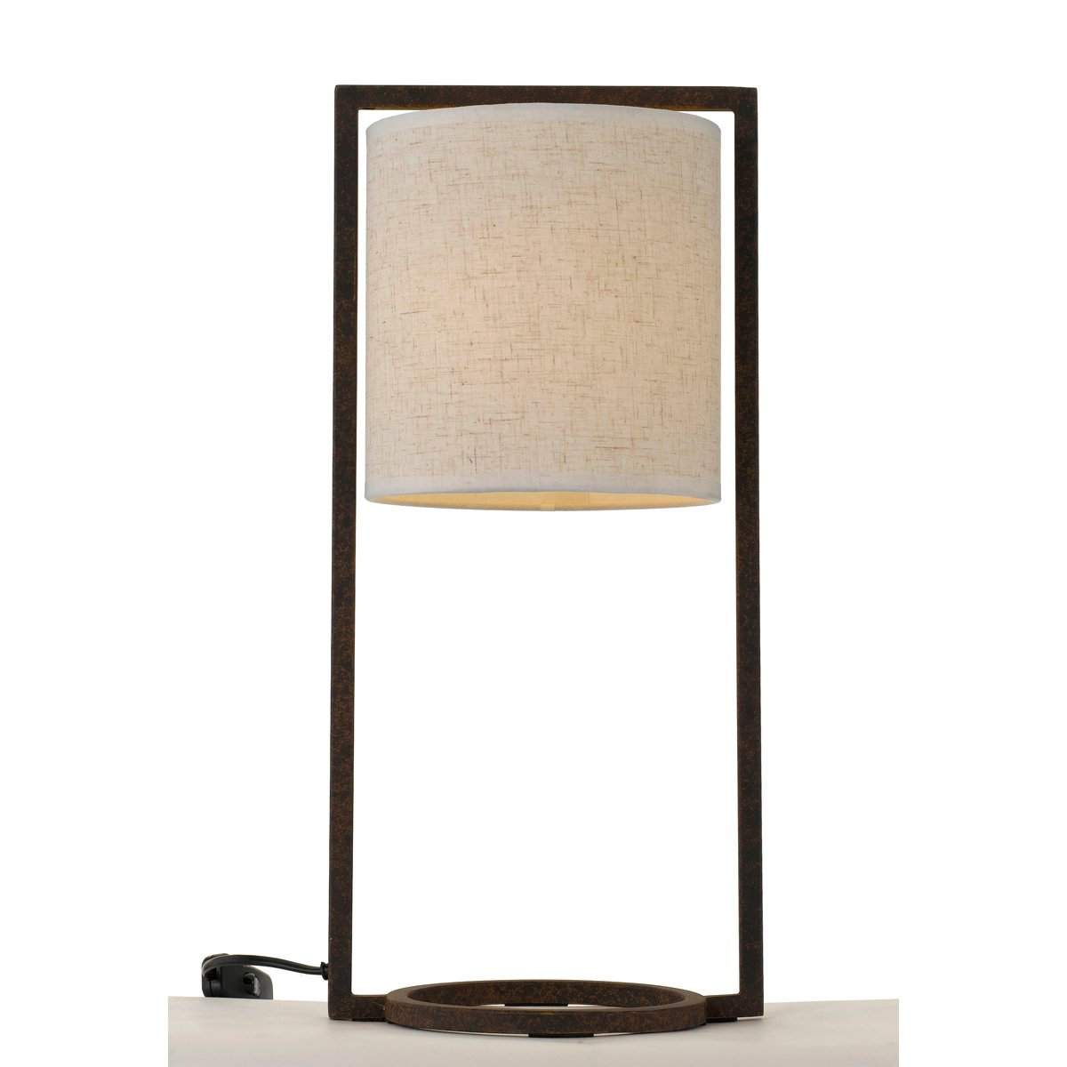 Loftus Table Lamp in Rusty with Sand Shade