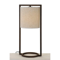 Thumbnail for Loftus Table Lamp in Rusty with Sand Shade