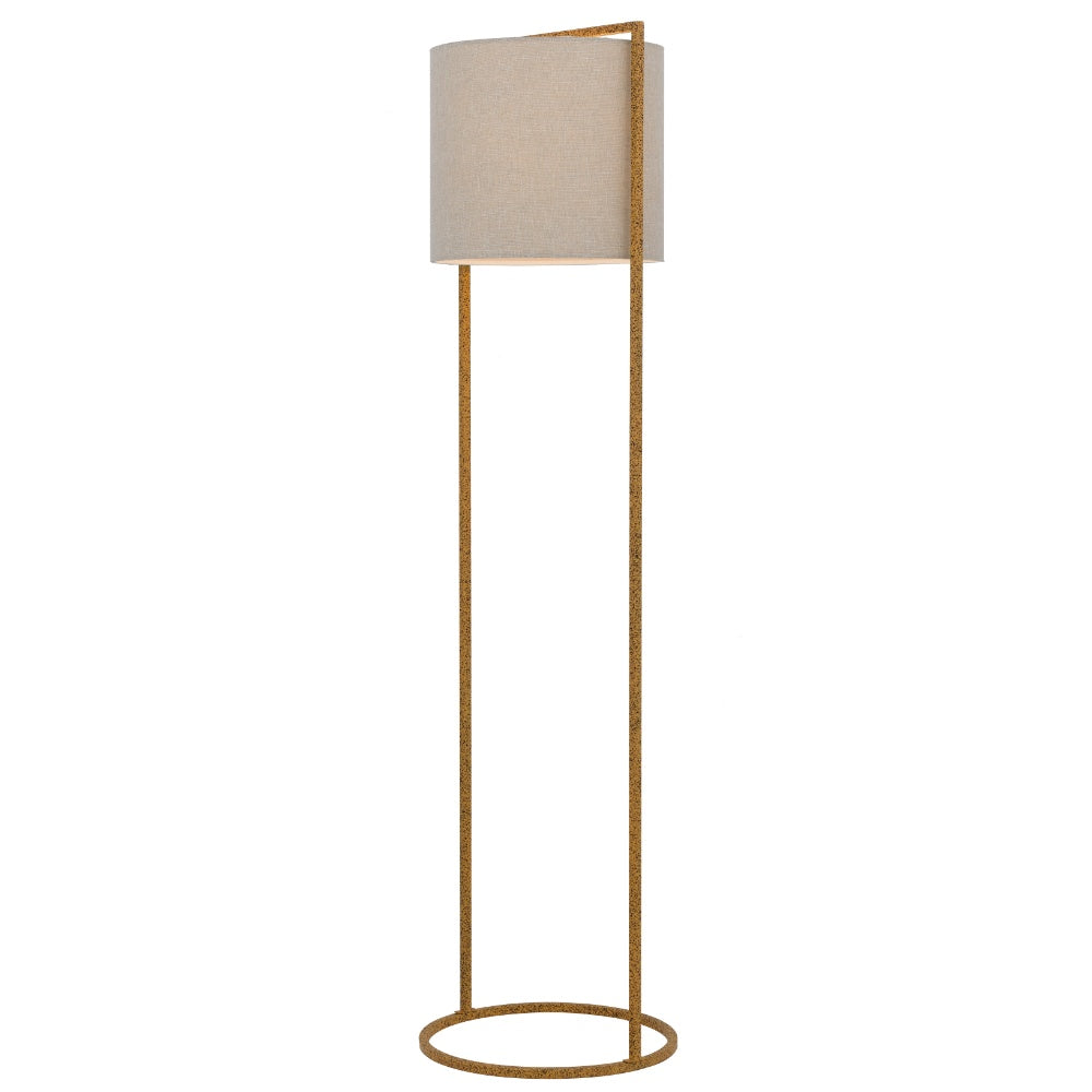 Loftus Floor Lamp with Fabric Shade in a Range of 3 Colours