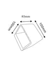 LONDON: City Series LED Interior Matte White Cube Up/Down Wall Light