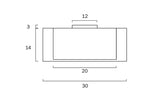 Loria Fabric Drum 30cm DIY Batten Fix