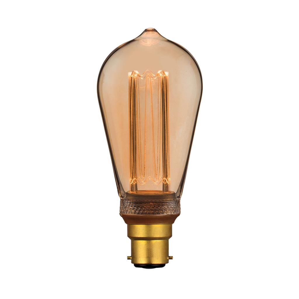 PEAR RETRO 3.5W LED FILAMENT LAMP DIMABLE 240V - B22