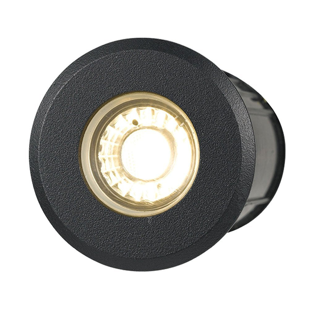 Luc IP65 12 Volt 8 Watt Warm White Inground Light in Black