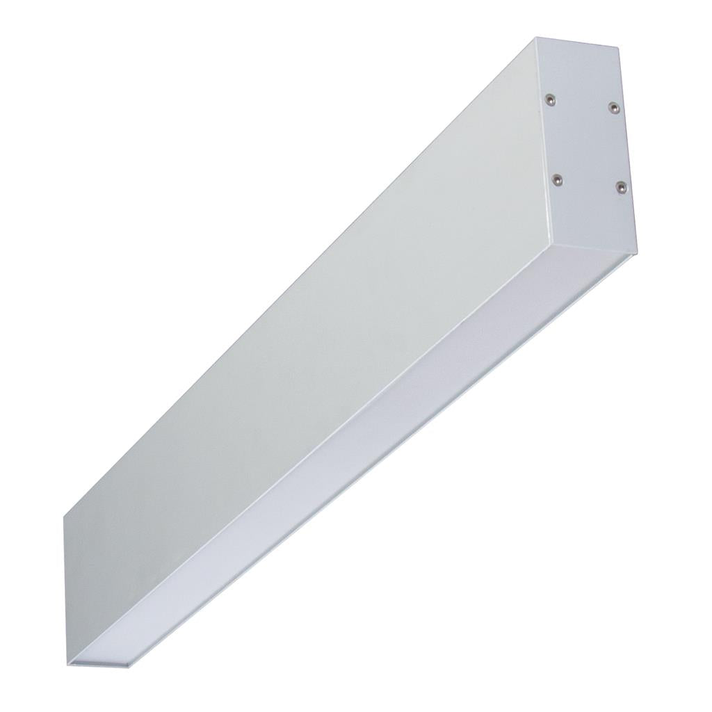 lumaline 2 up and down led wall light 600mm anodized aluminium finish