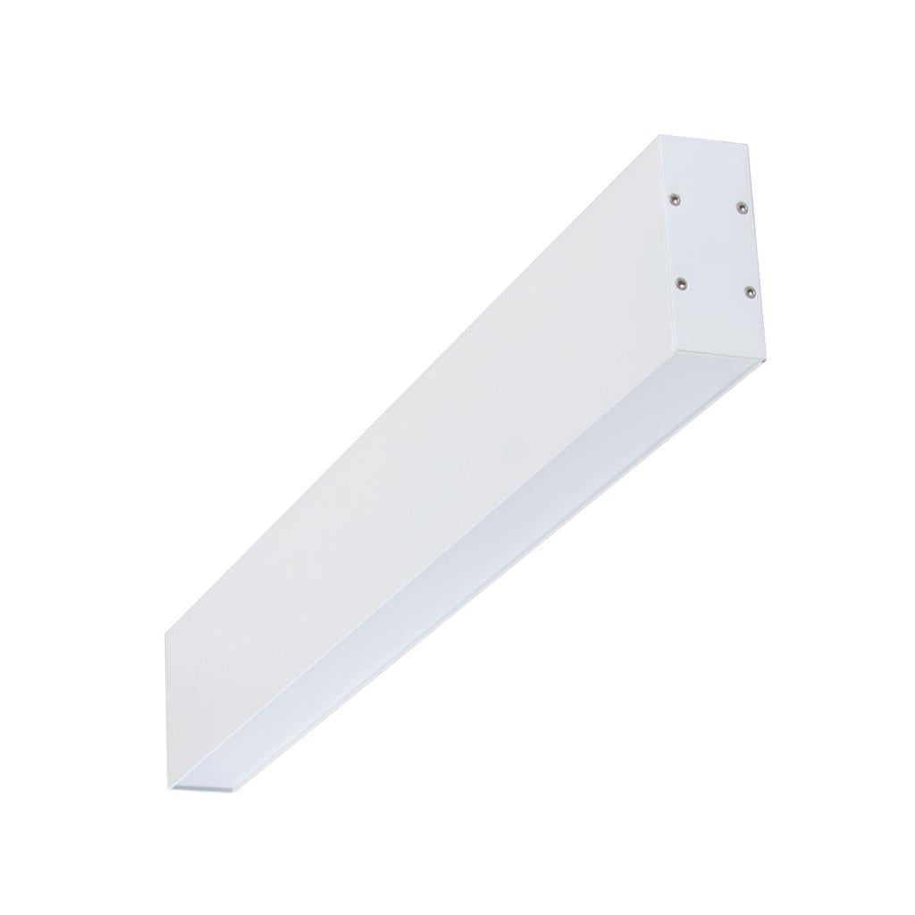 lumaline 2 up and down led wall light 600mm satin white finish