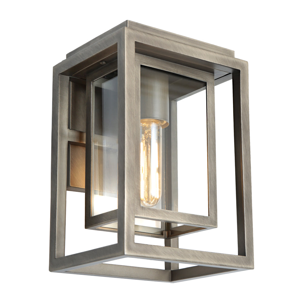 Luton 1 Light Exterior Wall Light Old Bronze