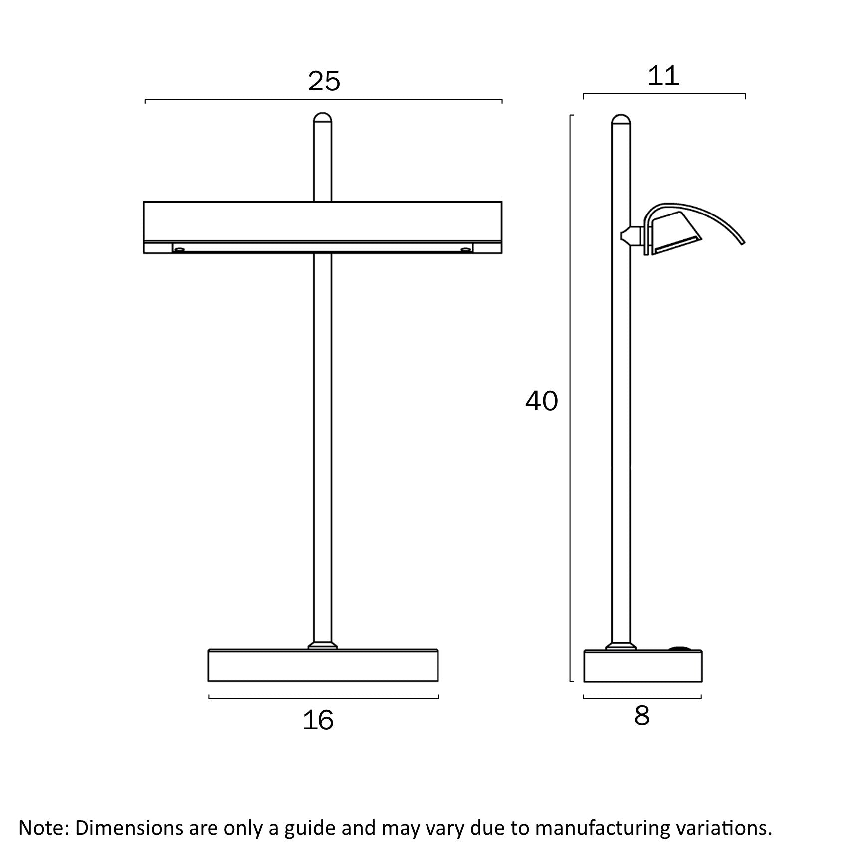 Lyman Gunmetal/Smoke or Antique Gold/Green 8W Dimmable Table Lamp
