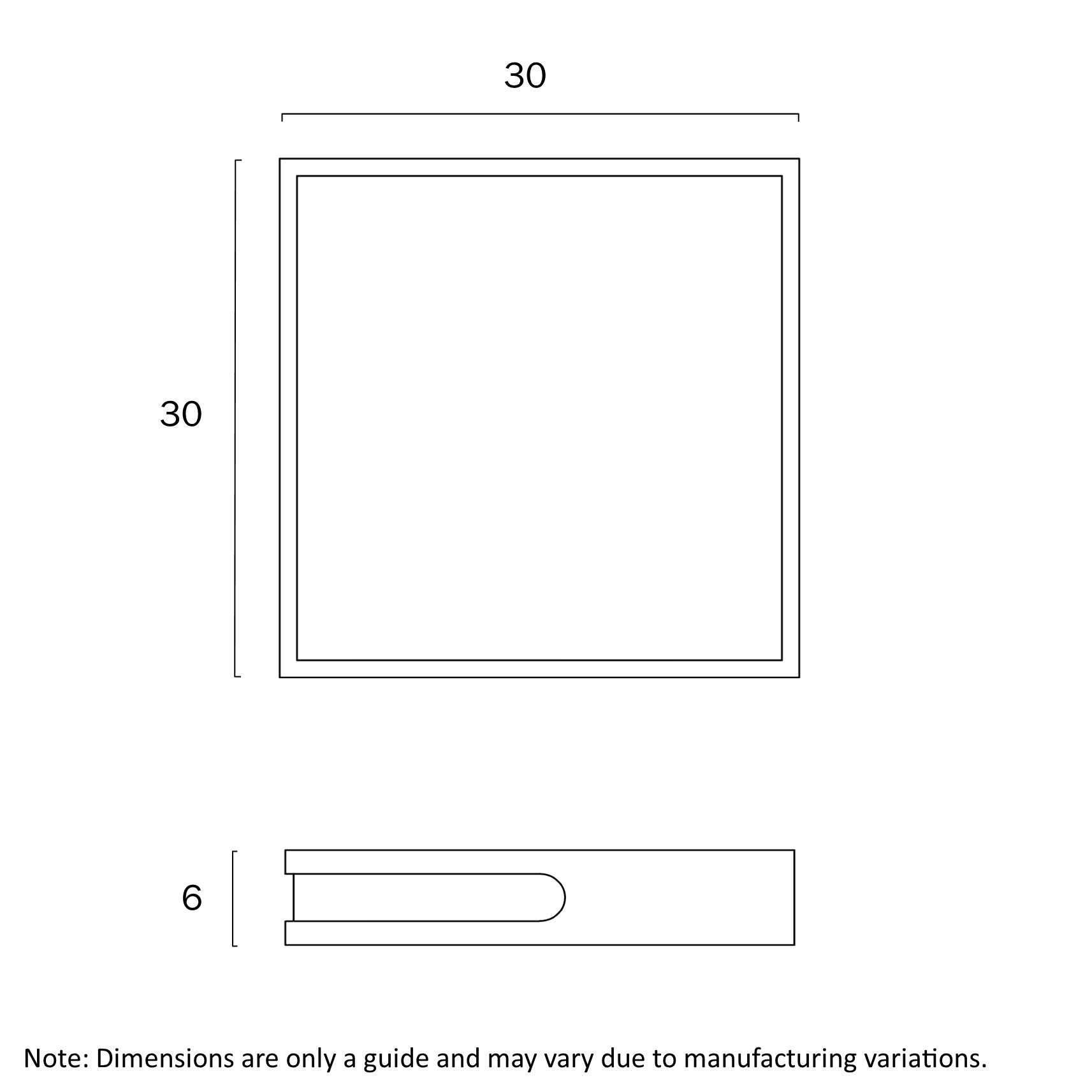 Lyric 30 Teak & Opal 12W CCT LED Oyster with Step Dimming