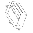 Linear LED Integrated Exterior Light