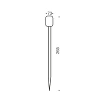 Thumbnail for Luc IP65 8 Watt Warm White Spike Spot Light in Black