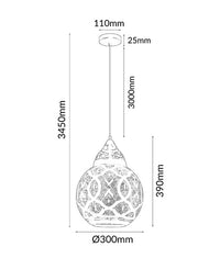 Thumbnail for MARRAKESH: Bohemian Interior Bell Shape Pendant Lights