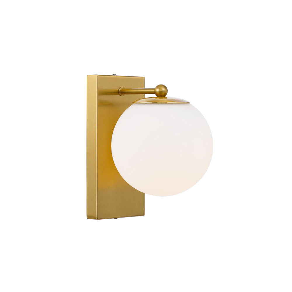Marsten Black or Antique Gold Wall Light
