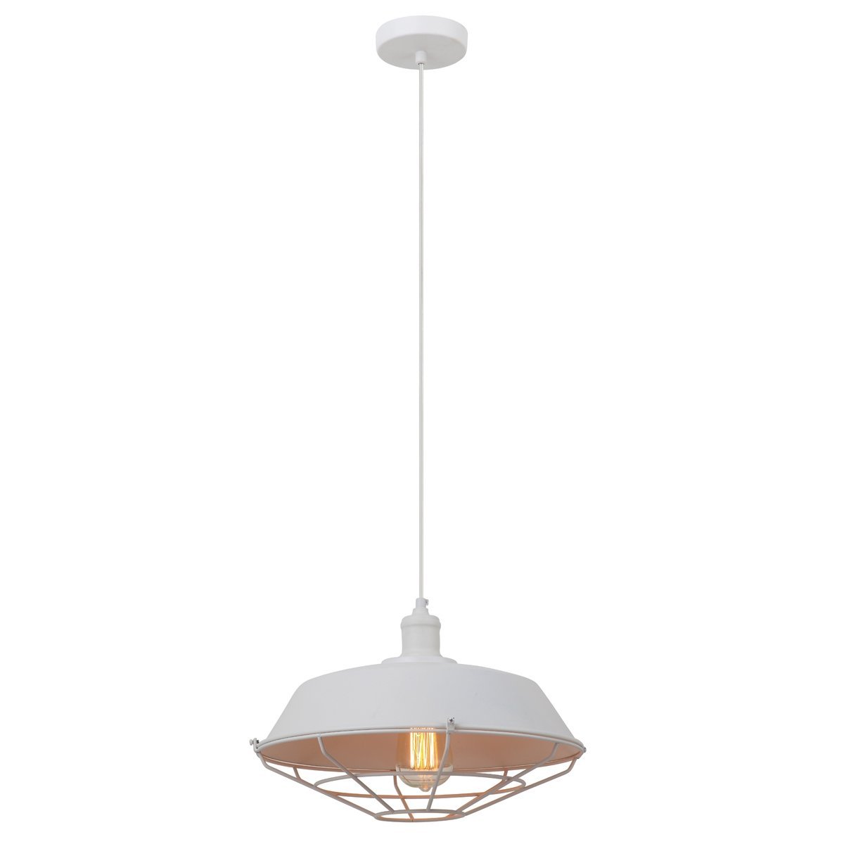 Matrix 1 Light Pendant Light in White