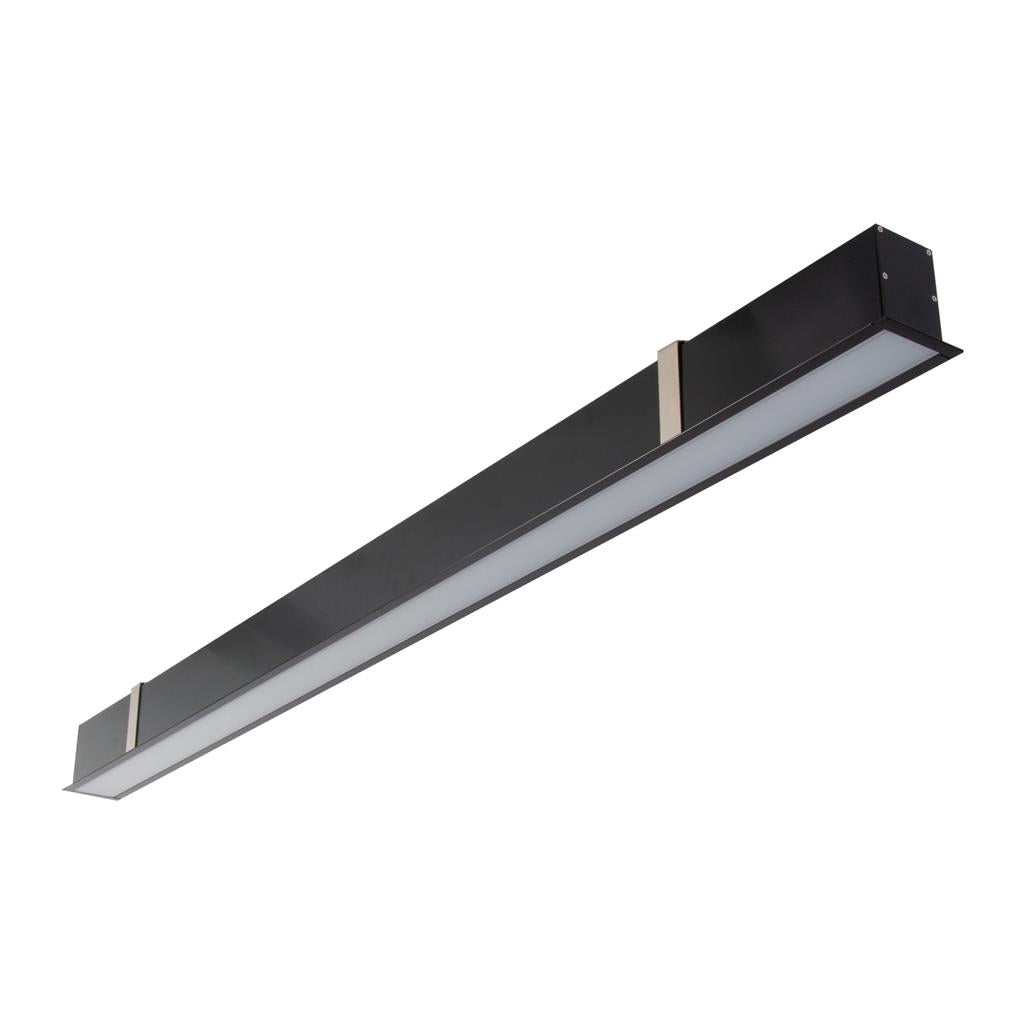 max 50 recessed profile 17 3w 1m c w opal black