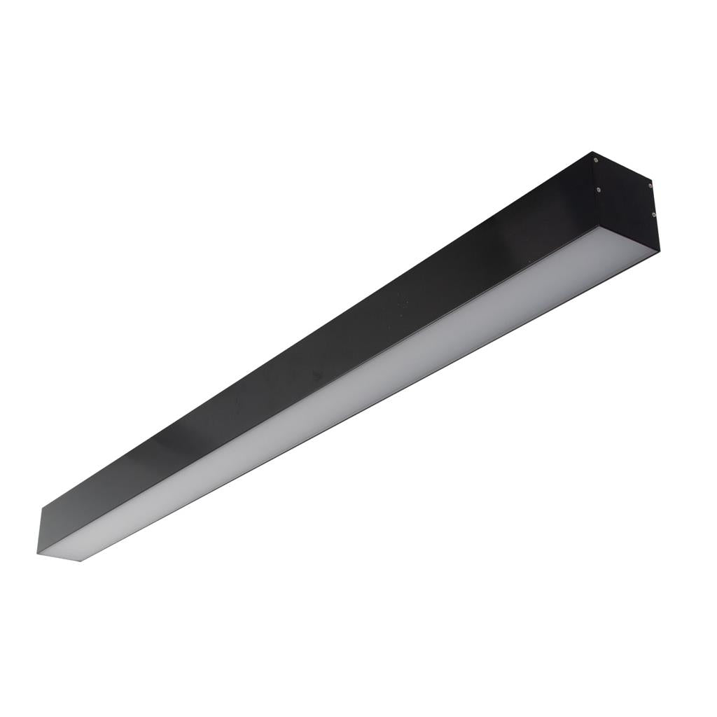 Max-75mm Surface Mounted Profile 17.3W 1M C/W Opal Black 3000K/Dali