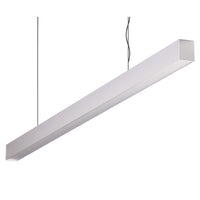 Thumbnail for maxi 40 1 2m long pendant aluminium dimmable 3k maxi 40 1.2m fd a 3k