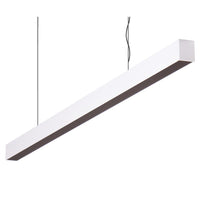 Thumbnail for maxi 40 1 2m long pendant white dimmable 3k flat maxi 40 1.2m fd w 3k