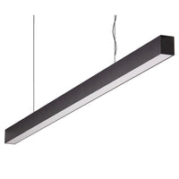 Thumbnail for maxi 40 1 7m long pendant black dimmable 3k flat maxi 40 1.7m fd b 3k