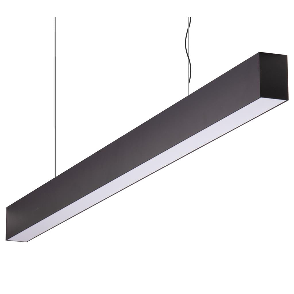 maxi curve 1 2m long pendant black dimmable 3k maxi curve 1.2m b 3k