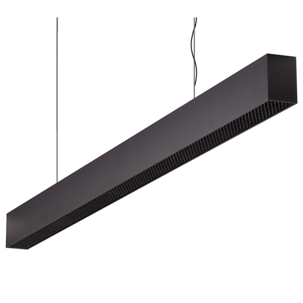 maxi curve 1 2m long pendant black dimmable 3k maxi curve 1.2m b 3k