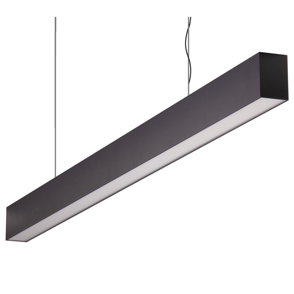 maxi curve 1 2m long pendant black dimmable 3k maxi curve 1.2m b 3k