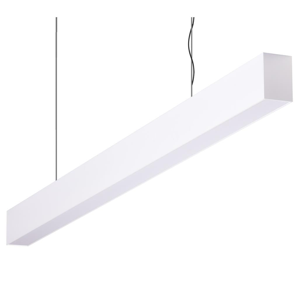 maxi curve 1 2m long pendant white dimmable 3k maxi curve 1.2m w 3k