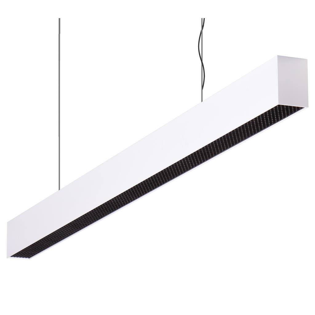 maxi curve 1 2m long pendant white dimmable 3k maxi curve 1.2m w 3k