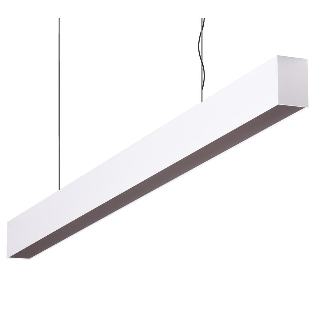 maxi curve 1 2m long pendant white dimmable 3k maxi curve 1.2m w 3k