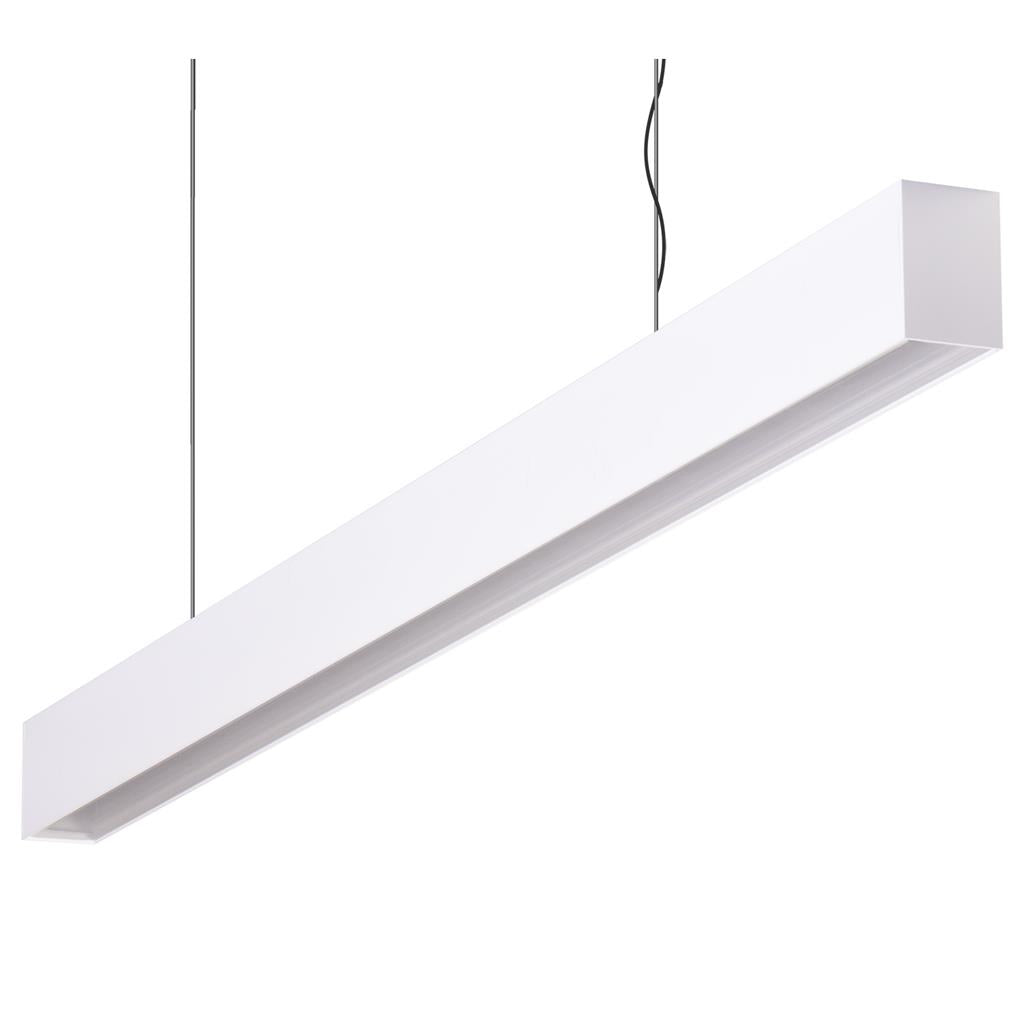 maxi curve 1 2m long pendant white dimmable 3k maxi curve 1.2m w 3k