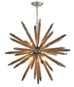 MAZZA: Medieval Style Natural Rope 8 light Pendant Light