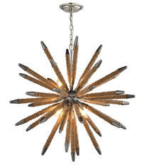 Thumbnail for MAZZA: Medieval Style Natural Rope 8 light Pendant Light
