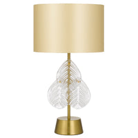 Thumbnail for Melania Table Lamp in Gold with Gold Shade