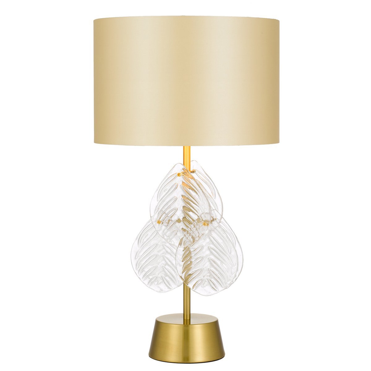 Melania Table Lamp in Gold with Gold Shade