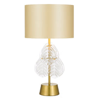 Thumbnail for Melania Table Lamp in Gold with Gold Shade