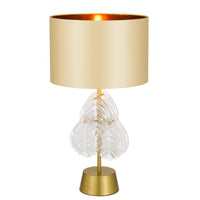 Thumbnail for Melania Table Lamp in Gold with Gold Shade