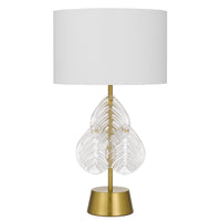 Thumbnail for Melania Table Lamp in Gold with White Shade