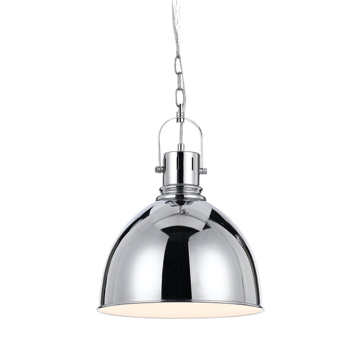 Market 310mm 1 Light Pendant in Chrome