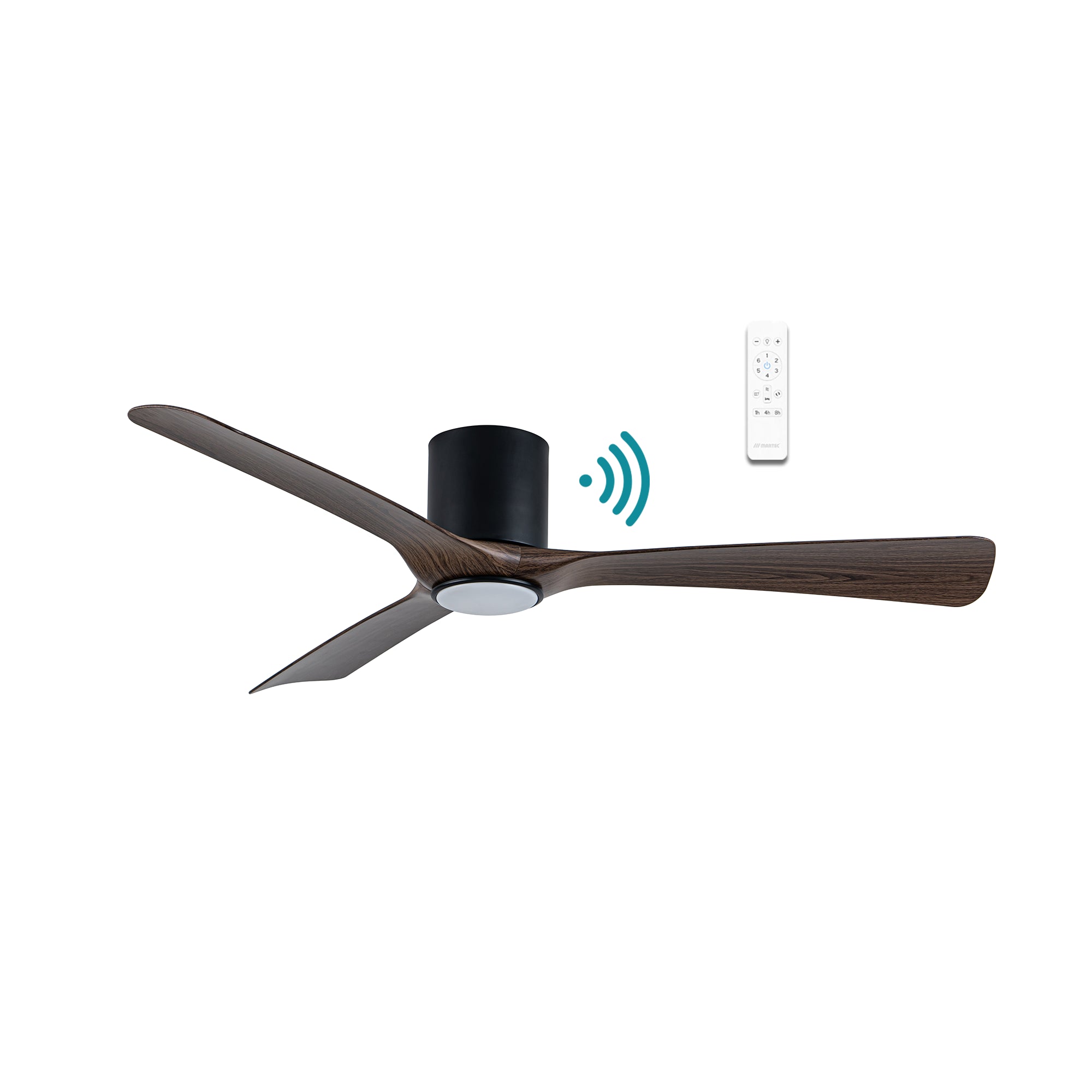 Fresno DC Close to Ceiling 3 ABS Blade 1320mm Hugger WIFI & Remote Control Ceiling Fan