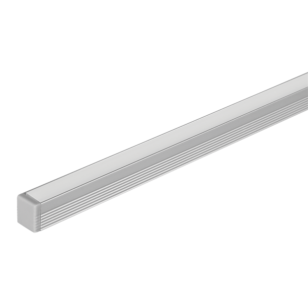 mirco s mount profile per meter c w endcaps micro sm 1m